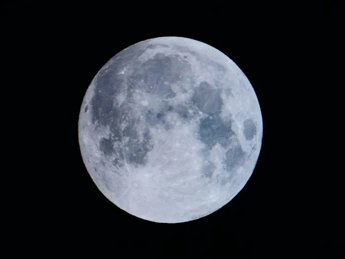 Moon in the night sky