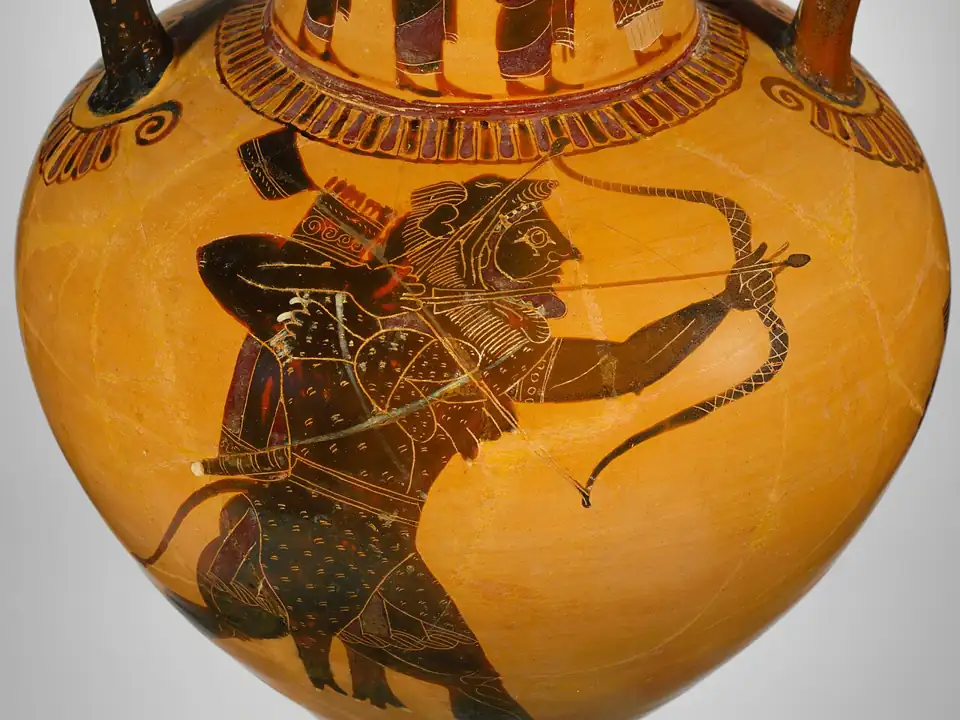 Photo: Terracotta neck-amphora MET DP230079