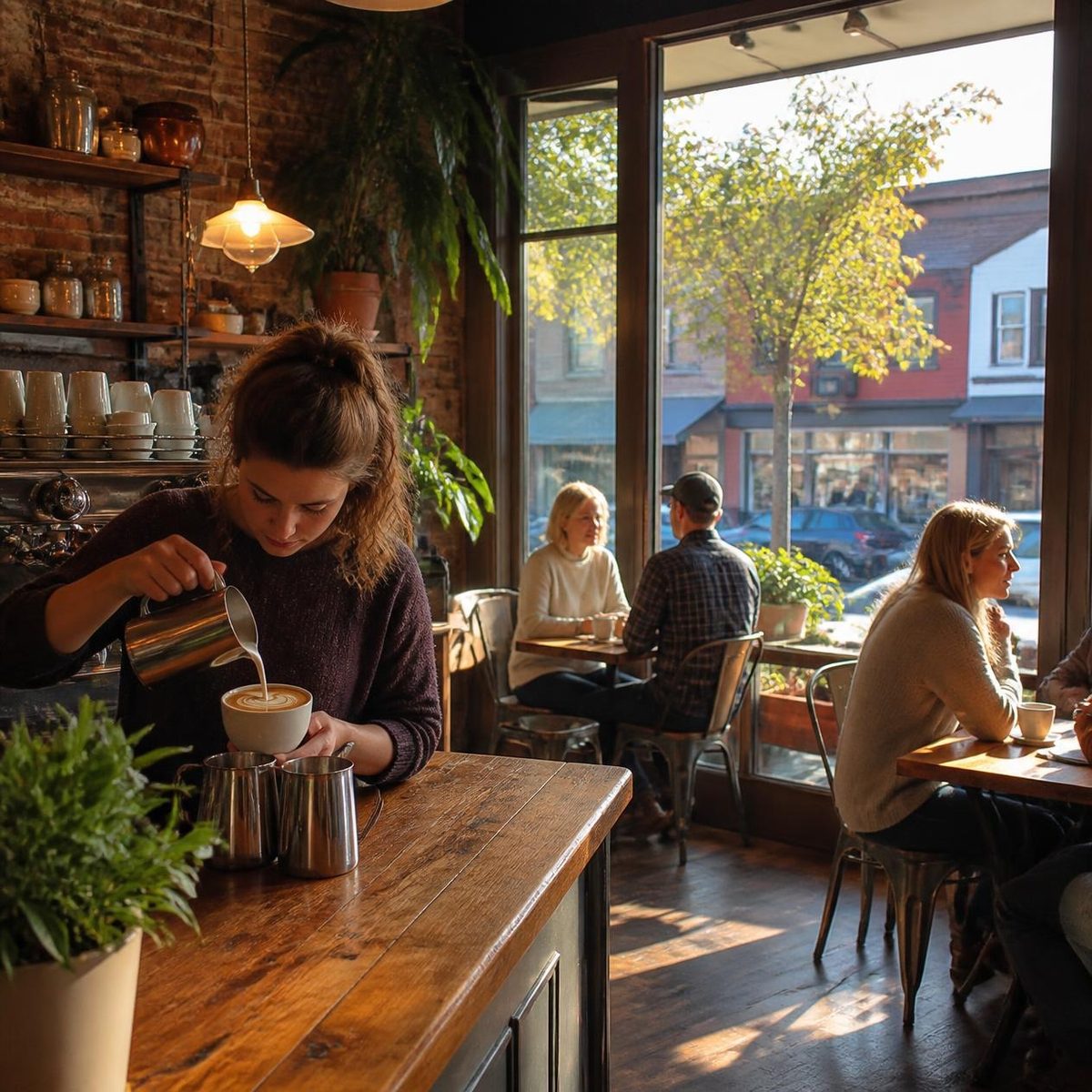 Downtown cafés, Salmon Arm