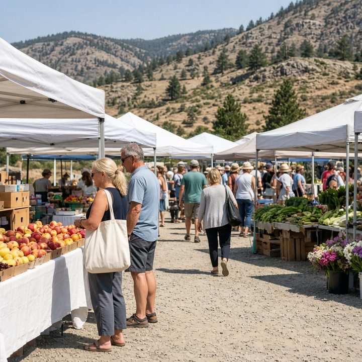 Farmers’ market, Vernon