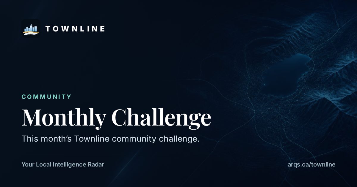 Townline Monthly Challenge — November 2026
