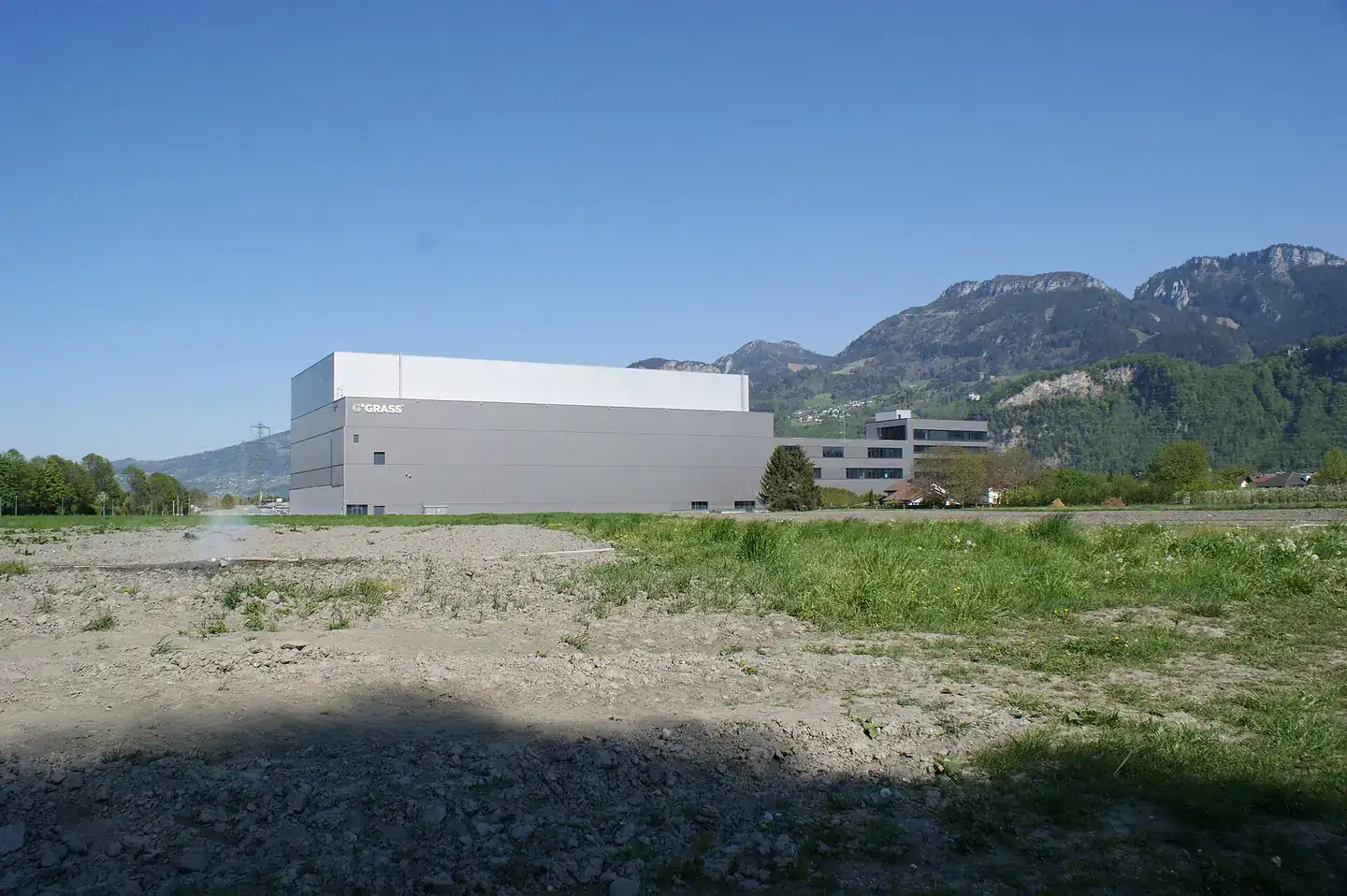 High-bay warehouse from Grass company in Hohenems, Vorarlberg, Austria