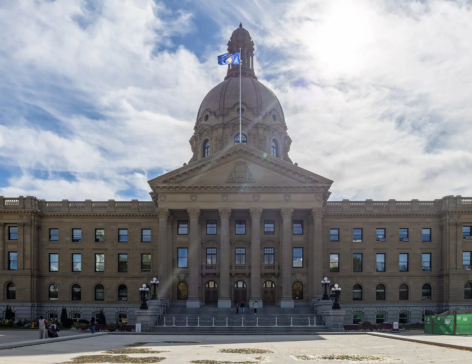 The Alberta Legislature Building in Edmonton, photographed Sept. 27, 2026.