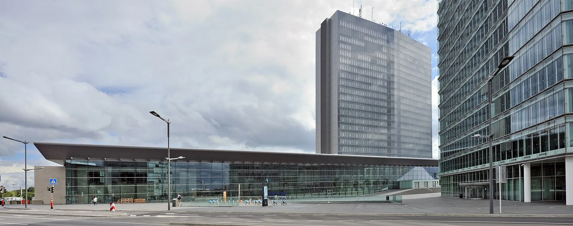 EU buildings in the Kirchberg European quarter of Luxembourg, where ministers met.
